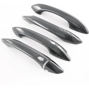 Voor Hyundai Voor Tucson NX4 2021 2022 2023 2024 Exterieur Deurgreep Afdekking Zijgrepen Buitendeurgreep(Carbon fiber texture)