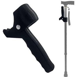 Wandelstok handvat handgrepen ondersteuning Stand Assist, Cane houder voor ouderen, gehandicapte wandelsticker of kruk, ouderen, gehandicapten, past op kruk buis 1"" Dia