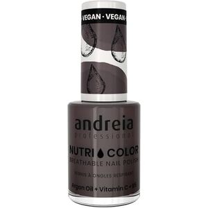 Andreia Professional NutriColor - Ademend Vegan Nagellak - Kleur NC25 Donkergrijs - 10,5 ml