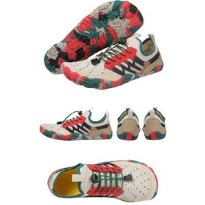 Wandelen Blotevoetenschoenen Vrouwen Mannen, Blotevoetenwaterschoenen voor Vrouwen Mannen, Brede Teen Box, Slip On, voor Wandelen Gym Workout Trail Running, camel, 39.5 EU