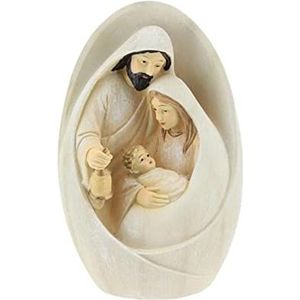 AIYING Kerststal van kunsthars, moderne kerststal met figuren, kerststal met figuren, kerststal met figuren, decoratie voor kersthuis, kantoor en tuin