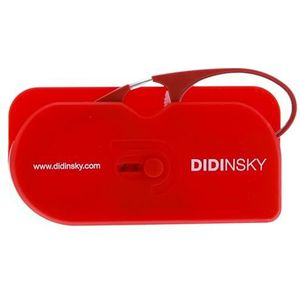 DIDINSKY Orsay Leesbril voor dames en heren, compact, licht, randloos, ideaal voor op reis, productetiketten lezen, uniseks, comfortabel, met plakstrips voor bevestiging, Cherrybio, 1.5