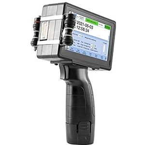 Handheld Inkjet -printer 25.4mm draagbare automatische inkjetprintercoderingsmachine for de vervaldatum/streepjescode Niet gemakkelijk te vervagen