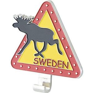 Nordic Souvenirs Magnet- Waarschuwingsbord eland - Zweden