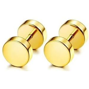 1-12 paar gouden roestvrijstalen oorknopjes Set Cross Cone Dangle Oorbellen voor mannen vrouwen CZ Piercing sieraden Set