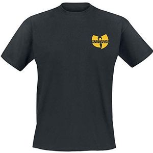 Wu-Tang Clan Black Logo T-shirt zwart M 100% katoen Band merch, Bands