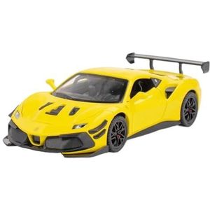 Voor Ferrari 488 1:32 Sportwagen Model Metalen Diecast Legering Speelgoed Auto's Modellen Voertuigen Collectibles Zinklegering Speelgoedauto (Color : Yellow)