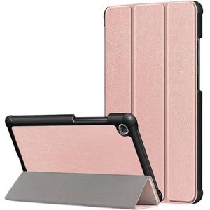 Flip Stand Case Geschikt for Lenovo Tab M7 TB-7305F TB-7305X TB-7305i Tablet Cover Slanke Magnetische Beschermende Shell Skin(Color:Rose Gold)