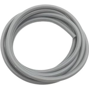 1 meter ID2 3 4 5 6 7 8 9 10 12 mm siliconen buis flexibele rubberen slang food grade frisdrank pijp water connector kleurrijk sanitair voor motorfietsen, auto's (lichtgrijs, 1 meter OD 9XID 6 mm)