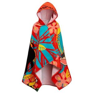 Disney Moana Hooded Towel 100% Katoenen Meisjes Poncho Kinder Strandlaken Badhanddoek Prinses Zwem Wrap Veranderende Badjas