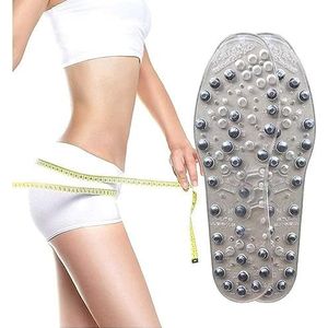 Magnetische Massage Inlegzolen, Acupressuur Inlegzolen, Orthopedische Inlegzolen voor Vrouwen en Mannen, Voet Circulatie Vermoeidheid Verlichting voor Platte Voeten, Plantaire Fasciitis, Voetpijn