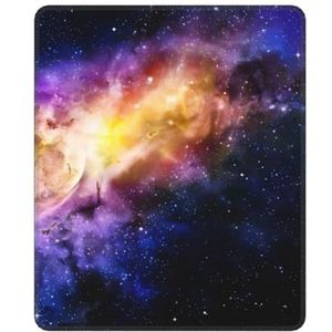 OPSREY Galaxy in The Universe bedrukte rubberen muismat wasbare desktopmat gaming muismat schrijfblok