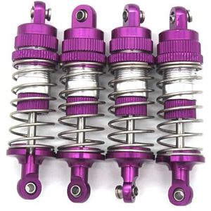 For Mjx 14301 13402 14303 1/14 RC afstandsbediening auto metalen upgrade fittings for en achter oliedruk schokdempers(PURPLE)