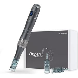 Dr.pen Ultima M8 Draadloze Microneedling Pen Kit Inclusief 10 Cartridges (16-pins x 5 stuks, 36-pins x 5 stuks)