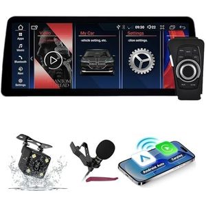 Android 14 Autoradio Navi voor B-MW X1 E48 (2009-2015) 12.3 ""Screen Car Multimedia Player met Carplay GPS-navigatie Bluetooth 5.0 HIFI FM 5G-WiFi SWC DSP MIC,8g+256g,12.3