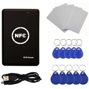 Booso IC/ID RFID-Lezer Kopieer 125khz/13,56Mhz Kaart RFID-Kopieerapparaat Krakende IC-Coderingskaart Driverless Reader