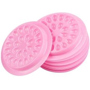 100 Stuks Wimpers Houder Wimpers Pallet PVC Ronde Duurzame Wimper Extension Levert Vrouw Beginners Thuis Gift Cosmetische Roze