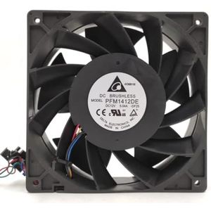 LMNCBVYA Beautyrankle 12V 140mm Cooling Fan PFM1412DE - 140X140X38MM Fan for Optimal Cooling Solutions