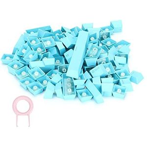 PBT Keycaps, Slijtvaste PBT Keycap Set voor Heren voor Mechanisch Toetsenbord met 61/64/87/104/108 toetsen. voor Vrouwen Om Het Toetsenbord Te Versieren (BLUE)