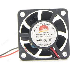 CYRMZAY Ventilator Koelventilator voor DOCENG FD123010-DL1 EP ball bearing Ventilator 3cm 3CM 30mm 12V 0.07A ultra quiet Ventilator