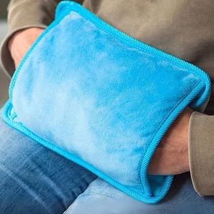 Marco Paul Blue Oplaadbare elektrische warmwaterkruik - snel opladen en verwarmen warmwaterkruik voor hand- en lichaamswarmer en pijnverlichting draagbaar, handwarmer met langdurige warmte, zacht