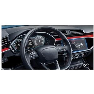 Displaybeschermfolie Voor Q3 Sportback 2020 2021 2022 2023 2024 2025 10,1"" Auto Interieur Dashboard Scherm Navigatie Beschermfolie(20-25 Navigation+Instrument Panel 12.3"")