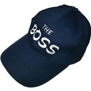 HDUK Summer Hats Heren/dames 'The Boss' verstelbare baseballpet hoed/verkrijgbaar in zwart, marineblauw en rood/ONE Size, marineblauw, Eén Maat