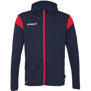 uhlsport Squad 27 Track Hood Jas Sport, Navy/rood, 128, marine/Rood, 128