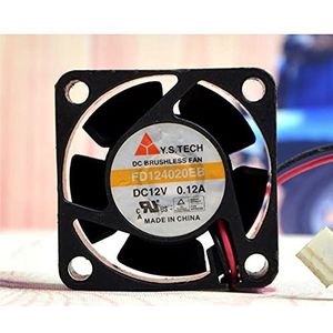 FD124020EB 4cm 4020 12V 0.12A Switch Double Ball Cooling Fan