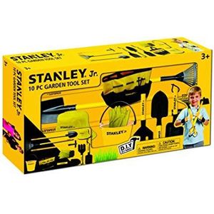 Stanley Jr. SG008-10-SY kindergereedschap speelgoedset tuingereedschap, geel/zwart