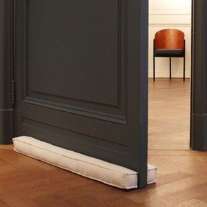 Rori Tochtstopper voor deuren 70 cm, tochtstopper voor bescherming, deurafdichting, beige, tochtstopper tegen tocht en lawaai, vierkante draft stopper, verschillende maten