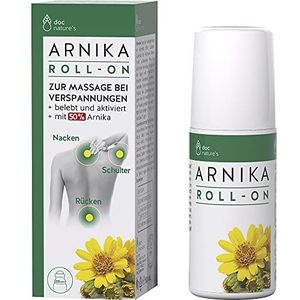 doc nature's Arnica Roll On 50 ml - Massage bij spanningen - nek - schouder - rug