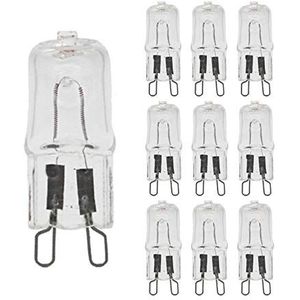 Halogeen gloeilampen, G9 halogeenlampen 110V 25W/40W/50W verpakking van 50 warm wit 2700K-3500K(G9-110v-25w)