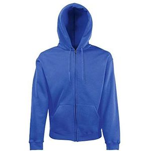 Fruit of the Loom Sweatjack met capuchon, royal, XXL