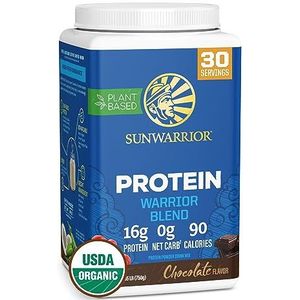 Sunwarrior Warrior Blend Protein, 750 g Dose -Bio- (Chocolate)