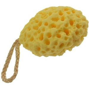 Badsponzen for volwassenen, badspons, mesh poef badspons, schuim Loofah spons (Size : Yellow)