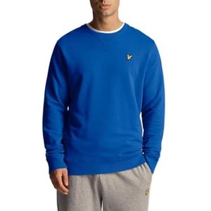 Lyle & Scott Sweatshirt met ronde hals voor heren, Helder blauw, L