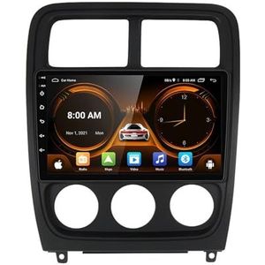 Android 14 2 Din Autoradio voor Dodge caliber 2009-2013 - Steun Carplay Android Auto DSP-9"" Touchscreen Auto Stereo Met Stuurwielbediening WIFI 4G Bluetooth Split-Screen(P5 4G+WIFI 8Core 6G+128G)