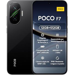 POCO F7 - Smartphone - Zwart - 12GB RAM - 512GB Opslag