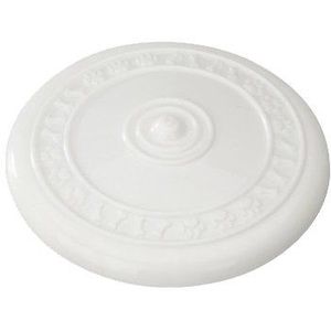 Europet Hondenspeelgoed van hard rubber, frisbee, wit, vanillesmaak, 23 cm