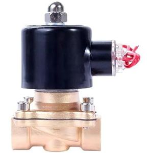 2W Electric Solenoid Valve 1/4""; 3/8""; 1/2""; 3/4""; 1""; Normally Closed Pneumatic for Water Oil Air 12V 24V 220V 110V(2W250-25(DN25),DC24V)
