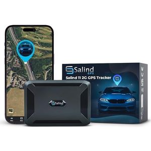 SALIND - Tracker met Magneet - GPS Tracker - Geschikt voor Auto's en Boten - 10.000 mAh Batterij - Antie-diefstal Bescherming