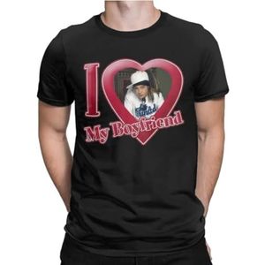Men T-Shirt I LOVE MY BOYFRIEND TOM KAULITZ Funny Vintage Music Tees Short Sleeve Tokio Hotel T Shirt O Neck Tops Gift Idea