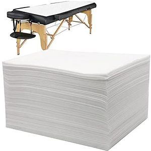Luriseminger 100 stuks wegwerp- en hoeslakens, 80 x 180 cm, wegwerp-massagelakens van vliesstof, voor gebruik in ziekenhuizen, tandartsen, hotels, schoonheidssalons