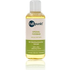 Fußpunkt, Speciaal voetenbad met eeltwasverzachter met 15% urea-extract en aloë vera.