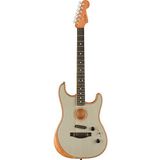 Fender AM Acoustasonic Stratocaster Transparent Sonic Blue - Akoestische gitaar