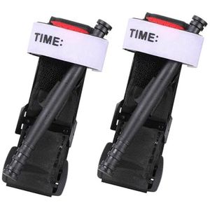 2 stuks tourniquets tactische tourniquet eenhandig eerstehulpset eenhandsbediening met kunststof lier voor kamperen en wandelen