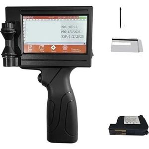 Draagbare inkjetprinter, Slimme handbediende inkjetprinter, 12,7 mm streepjescodenummering Logolabel draagbare inkjetprinter(Printer have one ink)
