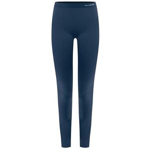 ecoBAMBOO Bamboe leggings voor dames en heren, uniseks, lange legging voor sport en yoga, Donkerblauw, M-L