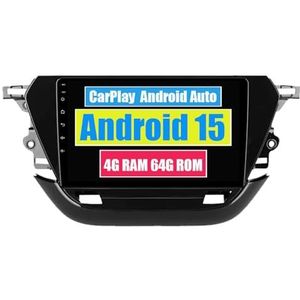RoverOne Auto Stereo CarPlay Hoofd Unit voor Opel Vauxhall Corsa F 2019 2020 2021 2022 2023 Android Auto Touchscreen Sat Navi Bluetooth WiFi Radio Speler